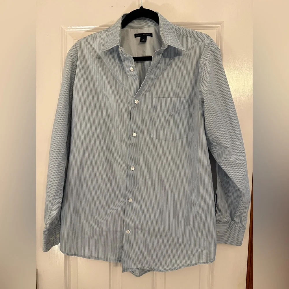 Banana Republic size M striped button up shirt